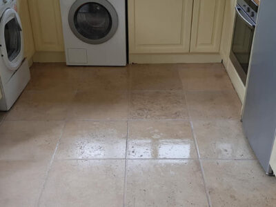 Recently cleaned tile floor in Northern Ireland